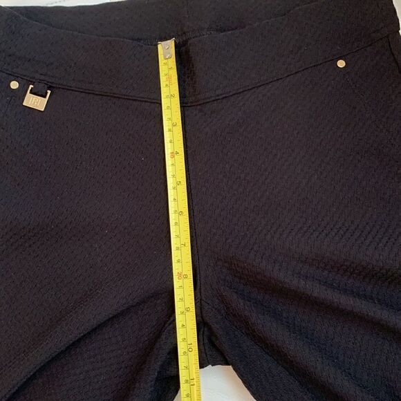 Rafaella Comfort Black Textured Women’s Pants Size 6 - Picture 6 of 11